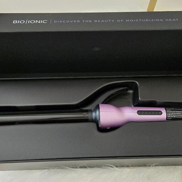 BIO IONIC Long Barrel Styler, 1" Curling Iron w/Moisture Heat Technology- NEW! - Picture 2 of 8